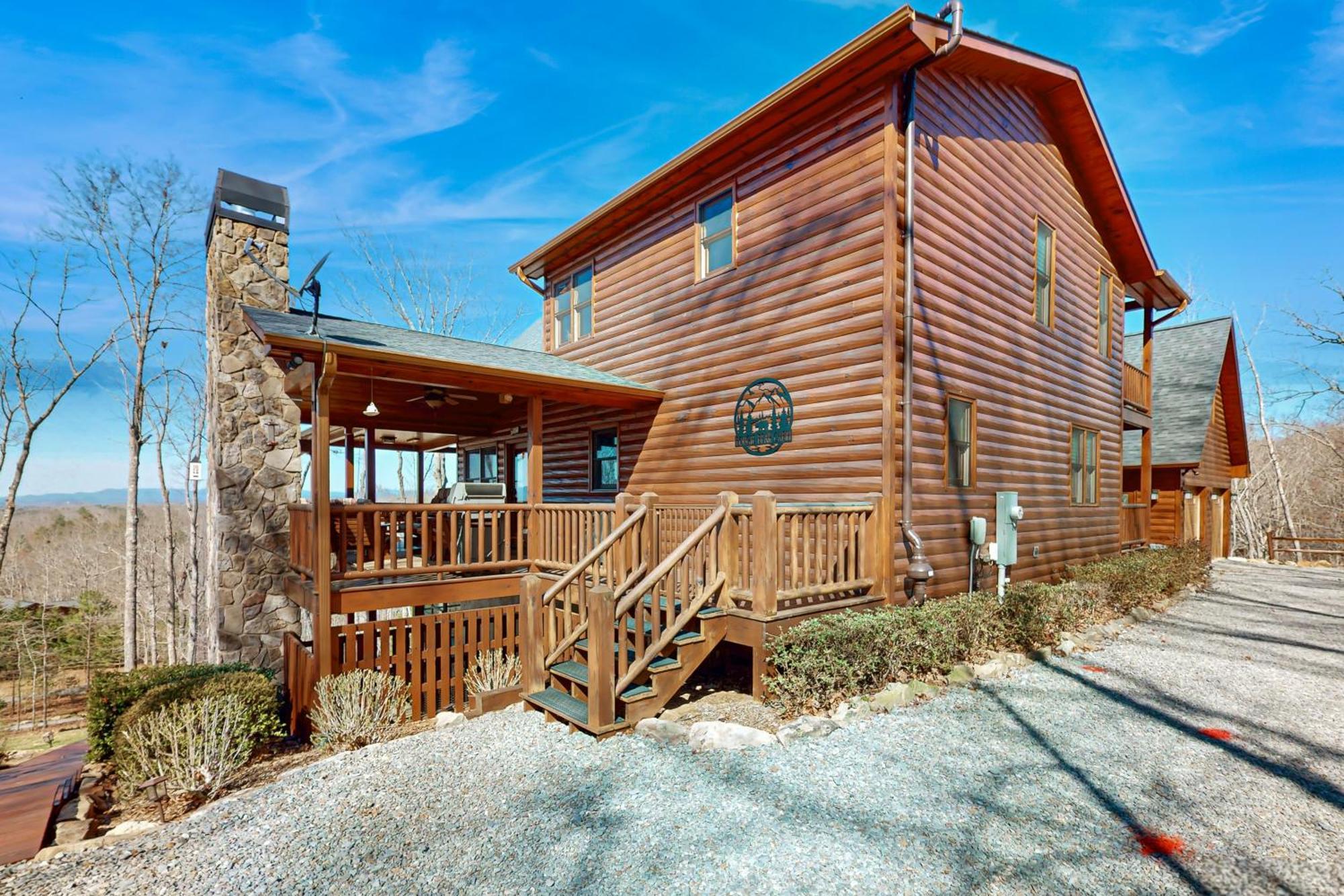Bougie Bear Cabin Morganton Exterior foto